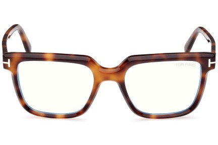 Glasögon Tom Ford FT5889-B 053 Fyrkantig Havana