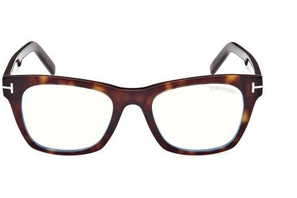 Glasögon Tom Ford FT5886-B 052 Fyrkantig Havana