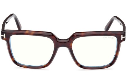 Glasögon Tom Ford FT5889-B 052 Fyrkantig Havana