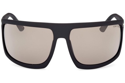 Solglasögon Tom Ford Clint 2 FT1066 02L Flat Top Svart