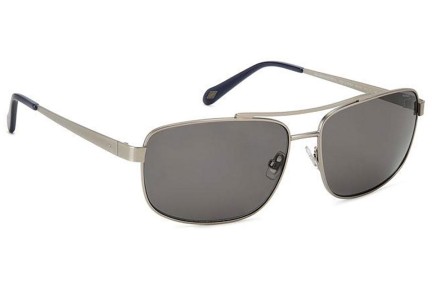 Solglasögon Fossil FOS2130/G/S R81/M9 Polarized Rektangulära Silver