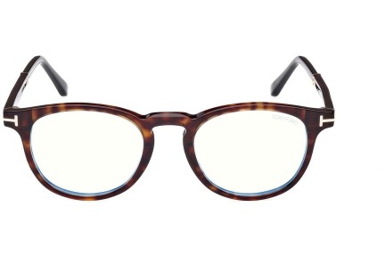 Glasögon Tom Ford FT5891-B 056 Runda Havana