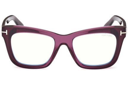 Glasögon Tom Ford FT5881-B 081 Fyrkantig Lila