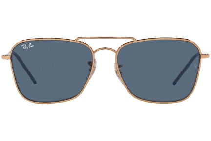 Solglasögon Ray-Ban Caravan Reverse RBR0102S 92023A Rektangulära Guld