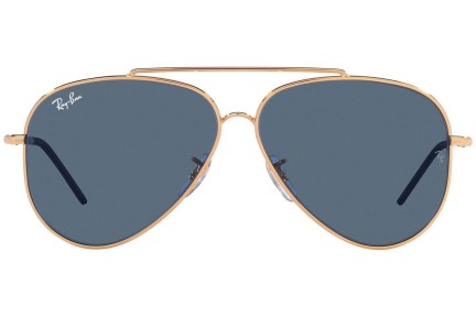 Solglasögon Ray-Ban Aviator Reverse RBR0101S 92023A Pilot Guld