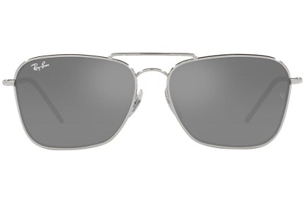 Solglasögon Ray-Ban Caravan Reverse RBR0102S 003/GS Rektangulära Silver