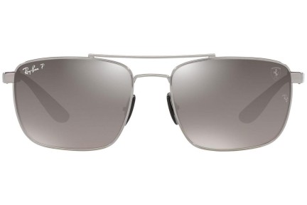 Solglasögon Ray-Ban RB3715M F0845J Polarized Pilot Silver