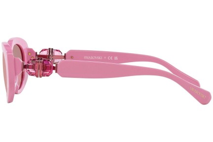 Solglasögon Swarovski SK6002 1005E4 Oval Rosa