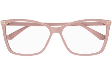 Glasögon Gucci GG0025O 011 Cat Eye Rosa