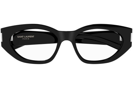 Glasögon Saint Laurent SL638OPT 001 blue-light [non-prescription] Cat Eye Svart