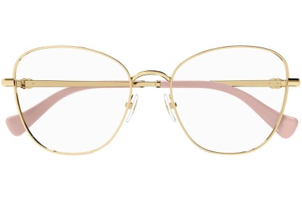 Glasögon Gucci GG1418O 003 Cat Eye Guld