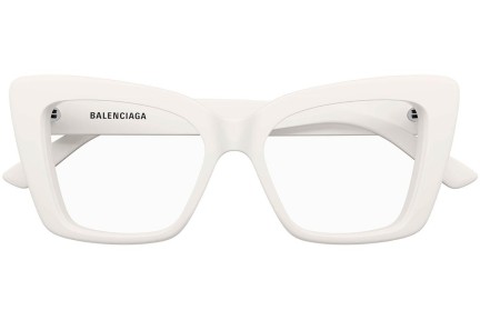 Glasögon Balenciaga BB0297O 003 Cat Eye Vit