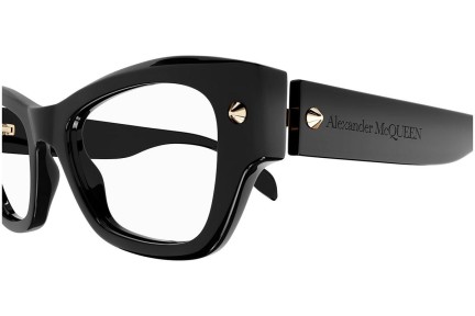 Glasögon Alexander McQueen AM0429O 001 Cat Eye Svart