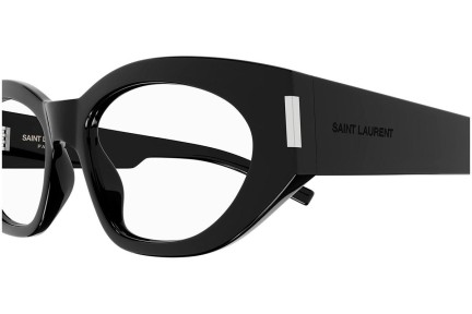 Glasögon Saint Laurent SL638OPT 001 blue-light [non-prescription] Cat Eye Svart