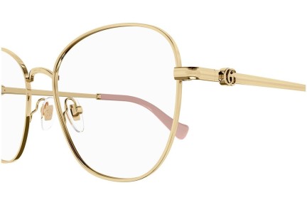 Glasögon Gucci GG1418O 003 Cat Eye Guld