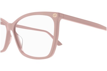 Glasögon Gucci GG0025O 011 Cat Eye Rosa