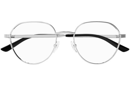 Glasögon Gucci GG1458O 003 Runda Silver