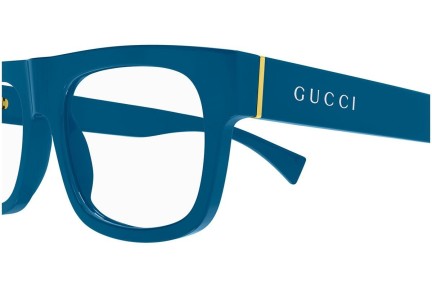 Glasögon Gucci GG1137O 004 Flat Top Blå