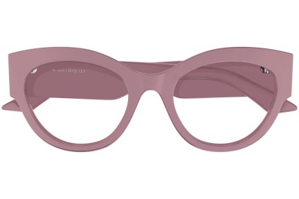 Glasögon Alexander McQueen AM0435O 003 Cat Eye Rosa