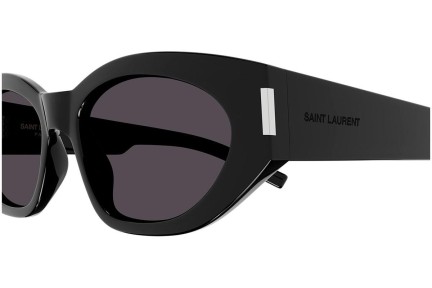 Solglasögon Saint Laurent SL638 001 Cat Eye Svart