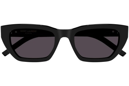 Solglasögon Saint Laurent SLM127/F 001 Cat Eye Svart