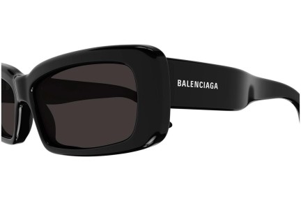 Solglasögon Balenciaga BB0286S 001 Rektangulära Svart