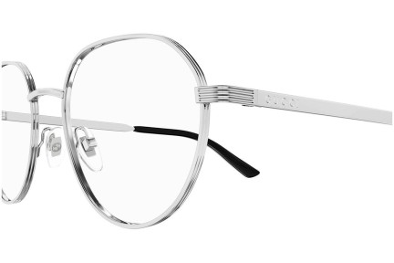 Glasögon Gucci GG1458O 003 Runda Silver