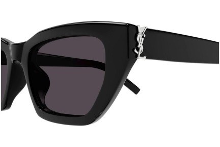 Solglasögon Saint Laurent SLM127/F 001 Cat Eye Svart