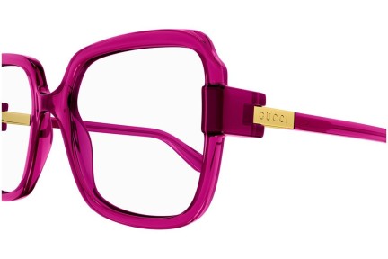 Glasögon Gucci GG1433O 003 Fyrkantig Rosa