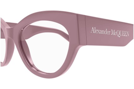 Glasögon Alexander McQueen AM0435O 003 Cat Eye Rosa