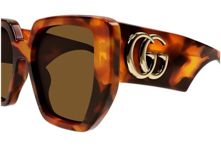 Solglasögon Gucci GG0956S 007 Fyrkantig Havana