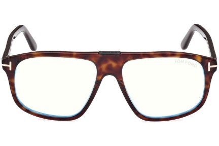 Glasögon Tom Ford FT5901-B 052 Fyrkantig Havana