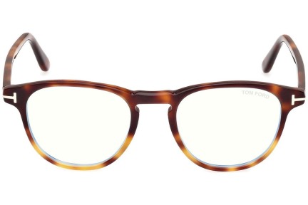 Glasögon Tom Ford FT5899-B 056 Fyrkantig Havana