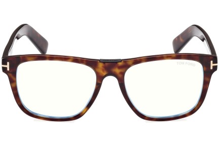 Glasögon Tom Ford FT5902-B 052 Fyrkantig Havana