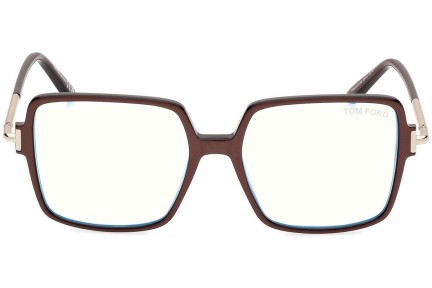 Glasögon Tom Ford FT5915-B 045 Fyrkantig Brun