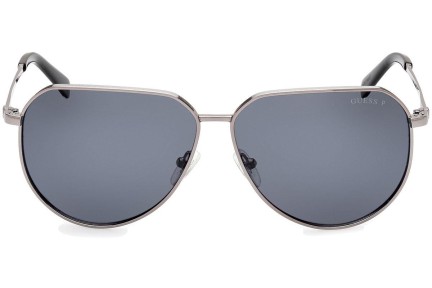 Solglasögon Guess GU00089 08D Polarized Fyrkantig Silver