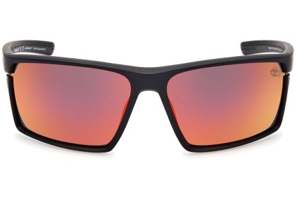 Solglasögon Timberland TB9333 02D Polarized Fyrkantig Svart