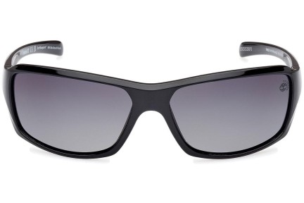 Solglasögon Timberland TB9332 01D Polarized Fyrkantig Svart