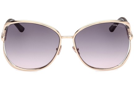 Solglasögon Tom Ford Marta FT1091 28B Runda Guld