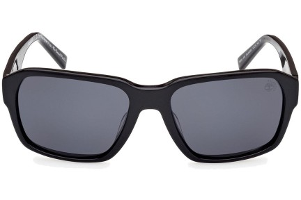 Solglasögon Timberland TB9343 01D Polarized Fyrkantig Svart