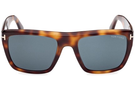 Solglasögon Tom Ford Alberto FT1077 53V Fyrkantig Havana