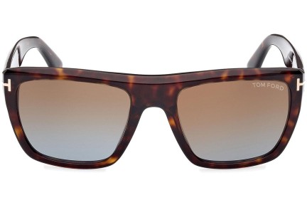 Solglasögon Tom Ford Alberto FT1077 52F Fyrkantig Havana