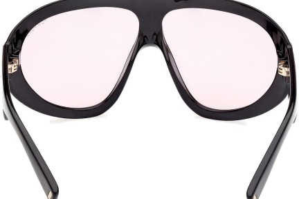 Solglasögon Tom Ford Linden FT1094 01Y Enkel Lins | Shield Svart