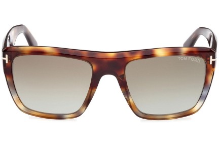 Solglasögon Tom Ford Alberto FT1077 55G Fyrkantig Havana