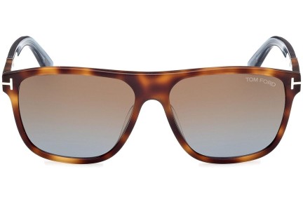 Solglasögon Tom Ford Frances FT1081 53F Fyrkantig Havana