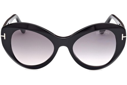 Solglasögon Tom Ford Guinevere FT1084 01B Cat Eye Svart