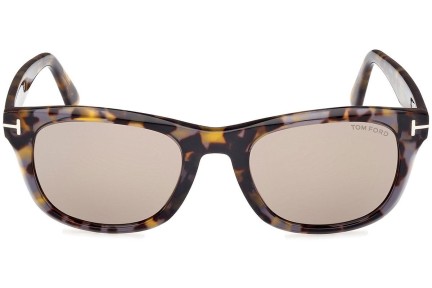 Solglasögon Tom Ford Kendel FT1076 55L Fyrkantig Havana