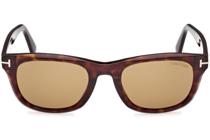 Solglasögon Tom Ford Kendel FT1076 52E Fyrkantig Havana