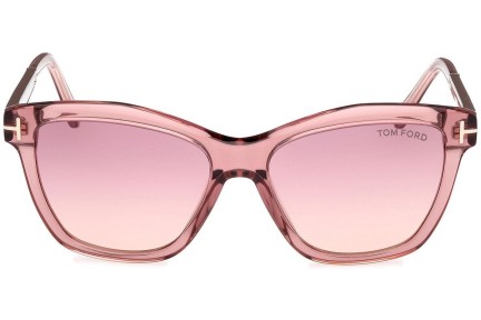 Solglasögon Tom Ford Lucia FT1087 72Z Fyrkantig Rosa