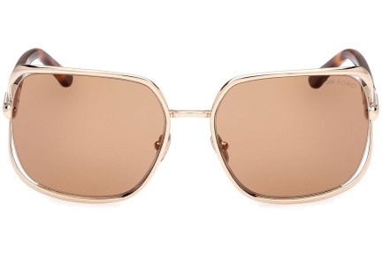 Solglasögon Tom Ford Goldie FT1092 28E Fyrkantig Guld